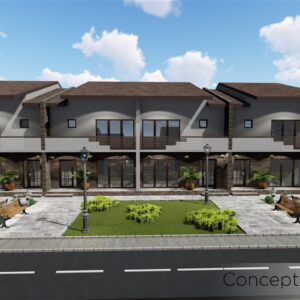 locuinte insiruite Elysium, proiect locuinta, ansamblu locuinte, parter si etaj, locuinta incapatoare, Cad-on.ro