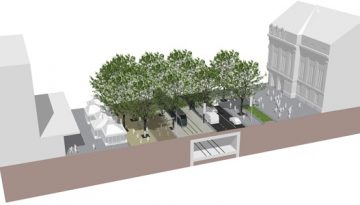 aliniament, aliniere, retragere