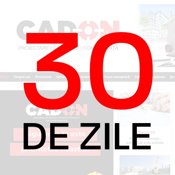 Abonament 30 de zile la cad-on.ro